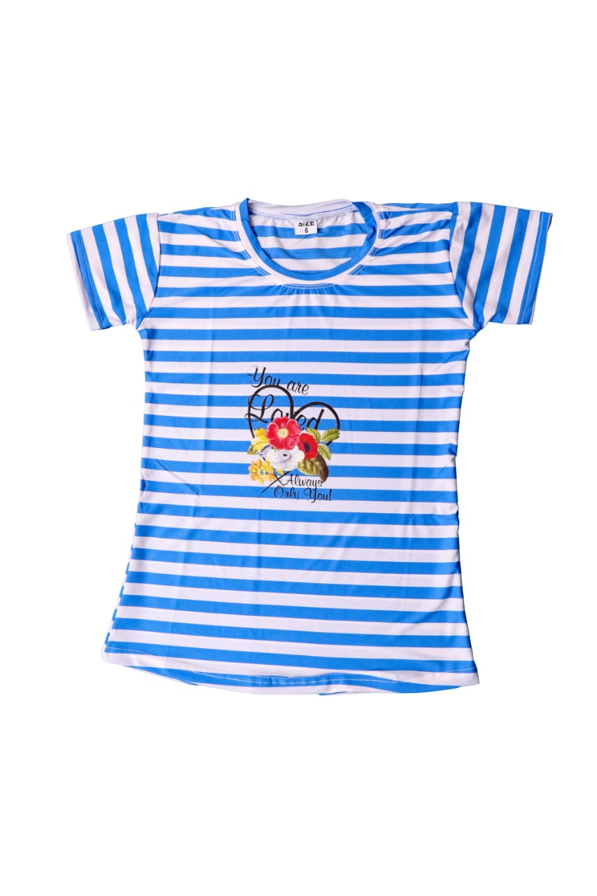 Girls Multicolor Cotton Tops