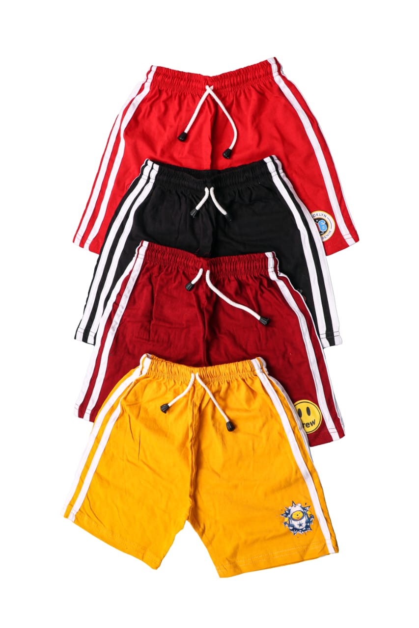 Trendy Boys & Girls Multicolor Cotton Shorts